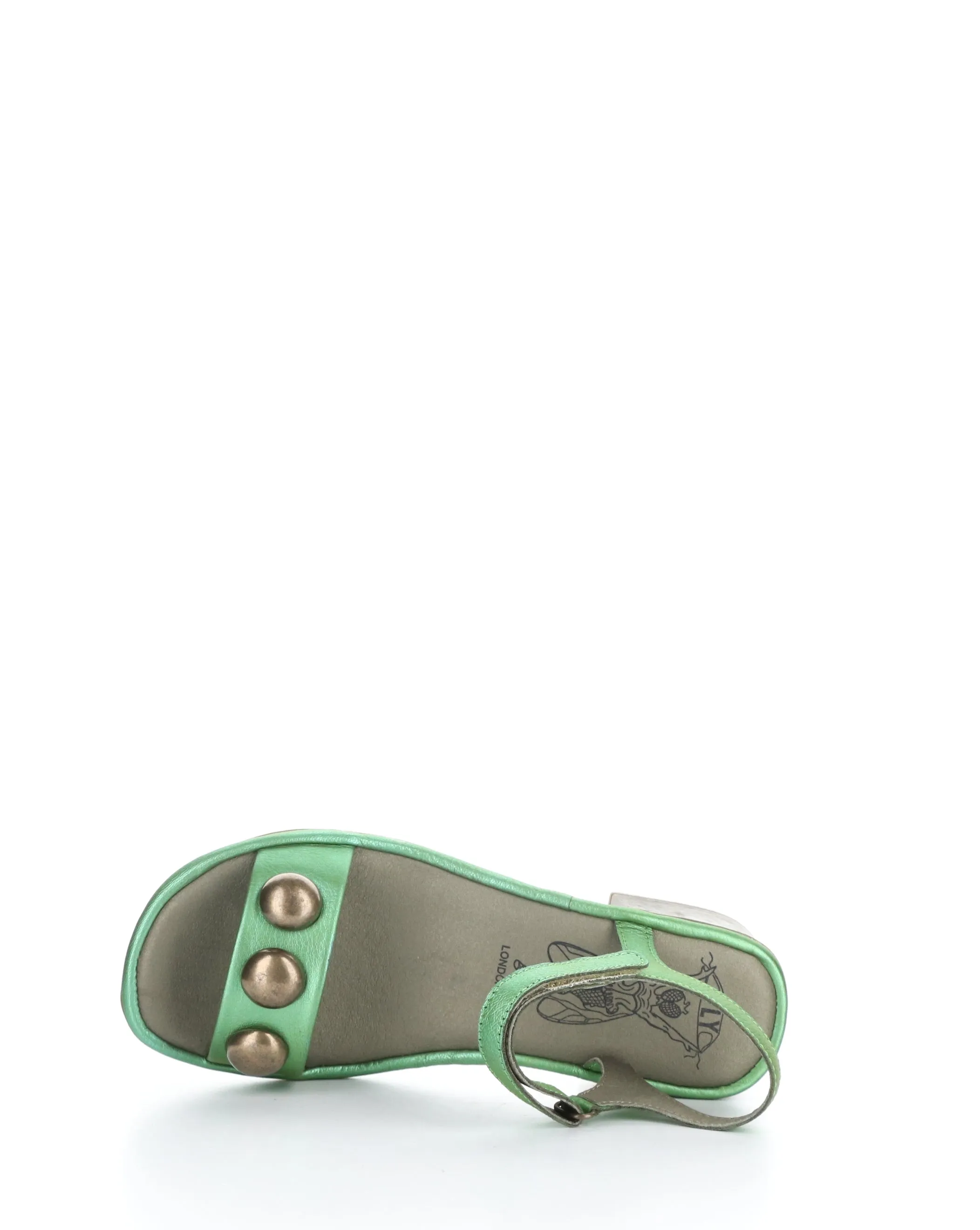 EXIE487FLY 001 GREEN Velcro Sandals