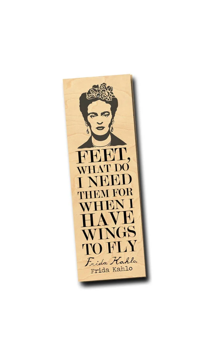 Fly Paper Products - Frida Kahlo "Wings to Fly" Bookmark