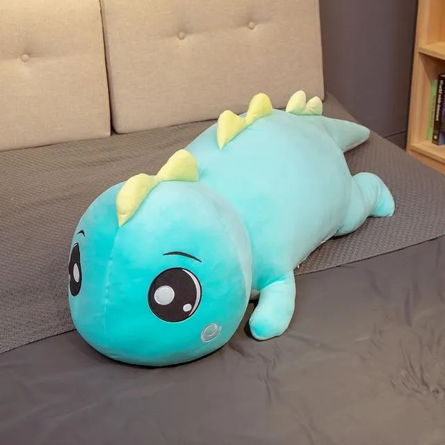 Giant Big Eyes Dinosaur Plush Toy Soft Stuffed Cartoon Animal Dinosaur Doll Girlfriend Sleeping Pillow Baby Kids Birthday Gift