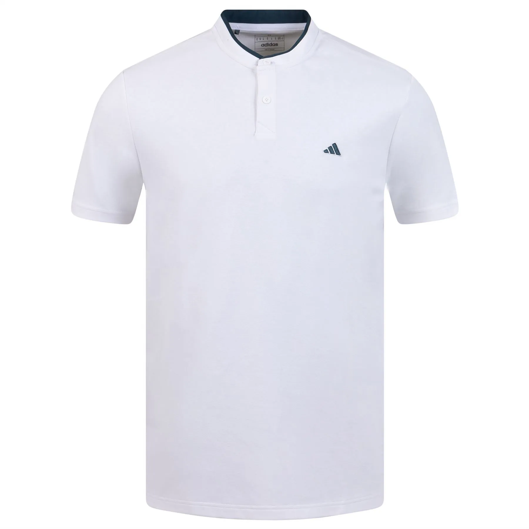 Go-To Henley Polo White - AW23