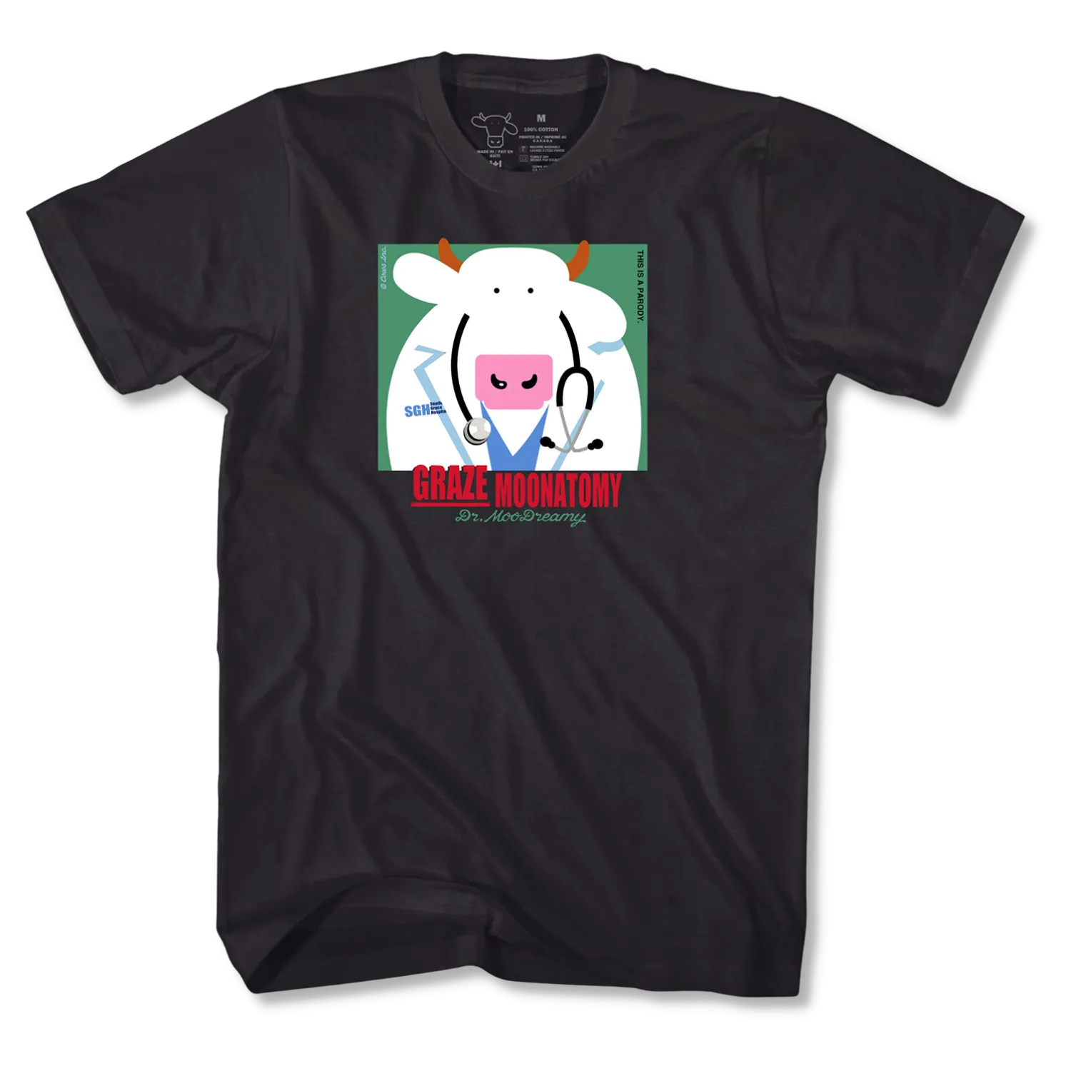 Graze MOOnatomy COWS Classic T