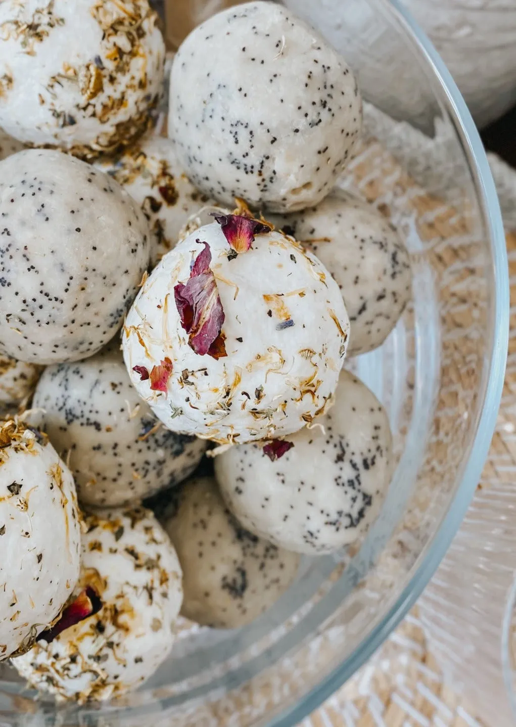 Handmade Soap Ball - Peppermint and Botanicals