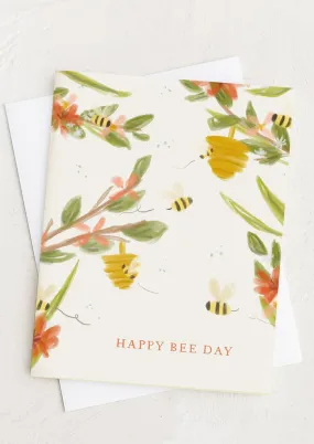 Happy Bee Day Card