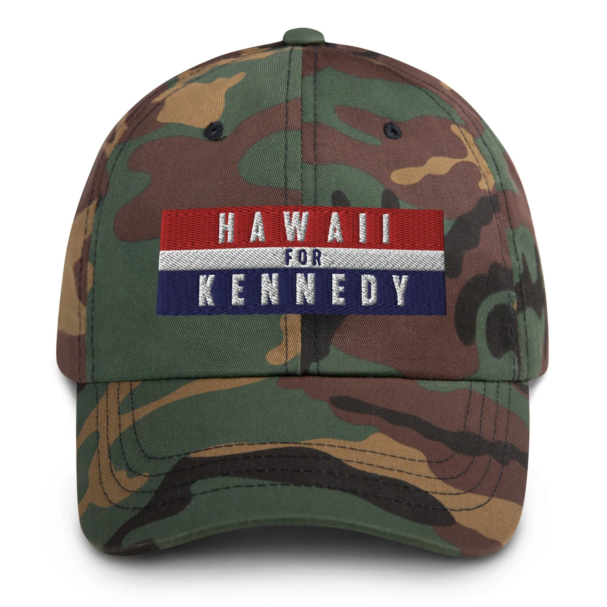 Hawaii for Kennedy Embroidered Dad Hat