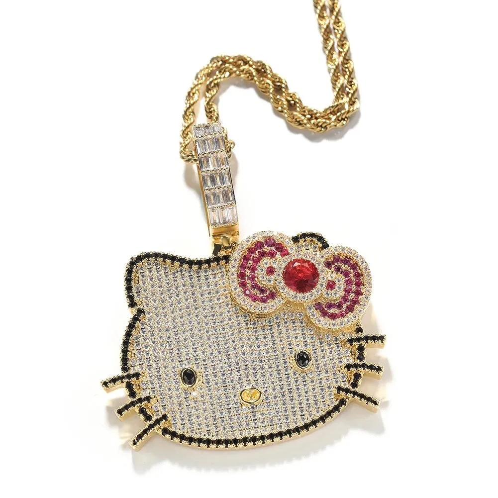 Iced Hello Kitty Necklace