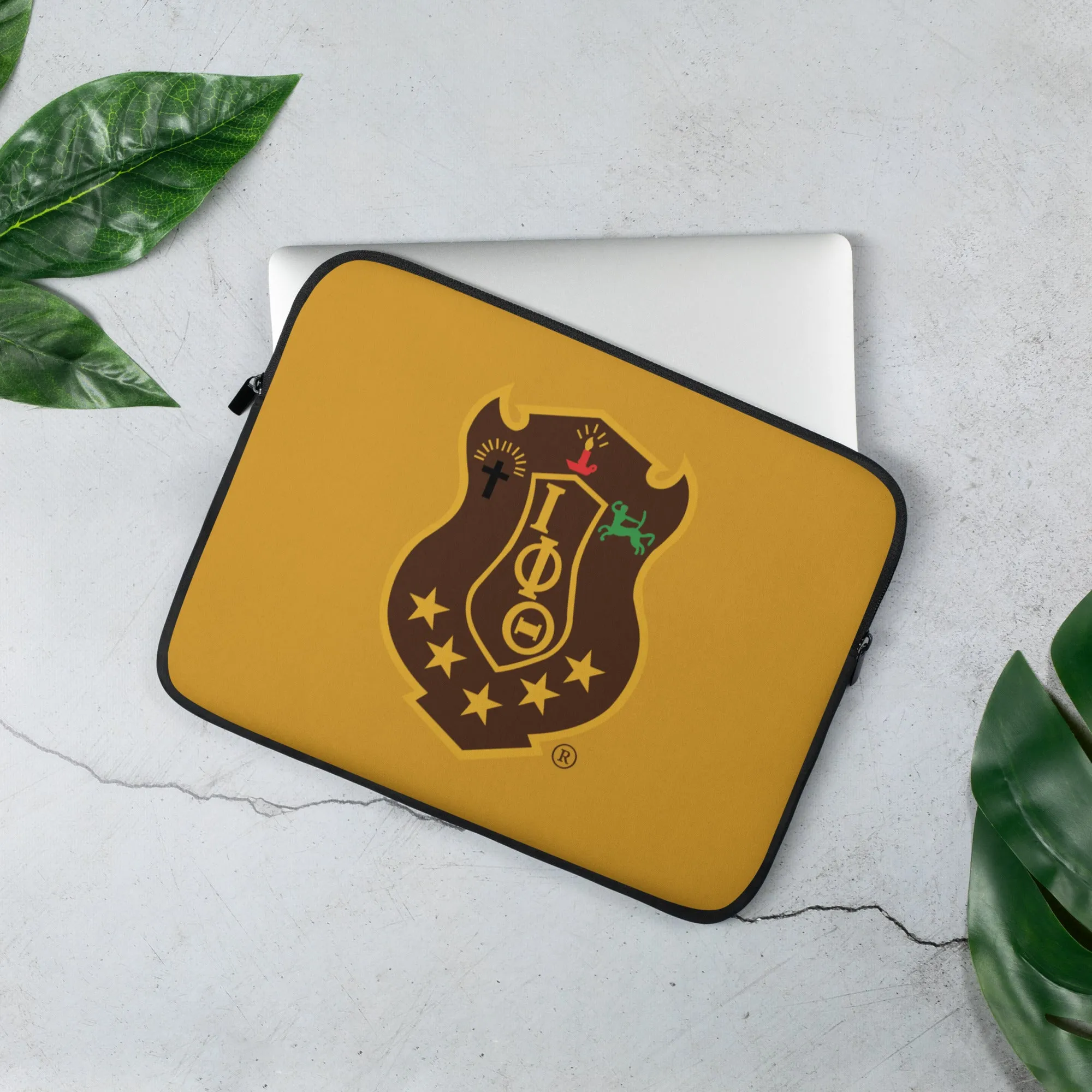 Iota Gold Shield Laptop Sleeve