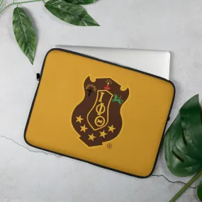 Iota Gold Shield Laptop Sleeve