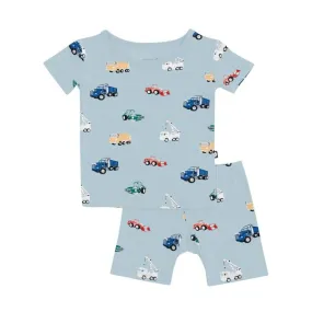 Kyte Baby Short Sleeve Toddler Pajama Set in Construction