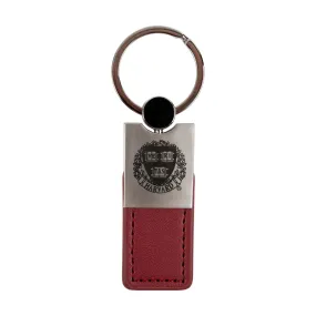 Leather Crest Keychain