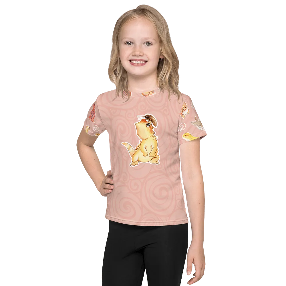 Little Kids Many Beardies, Cute Bearded Dragon Lizard Tee