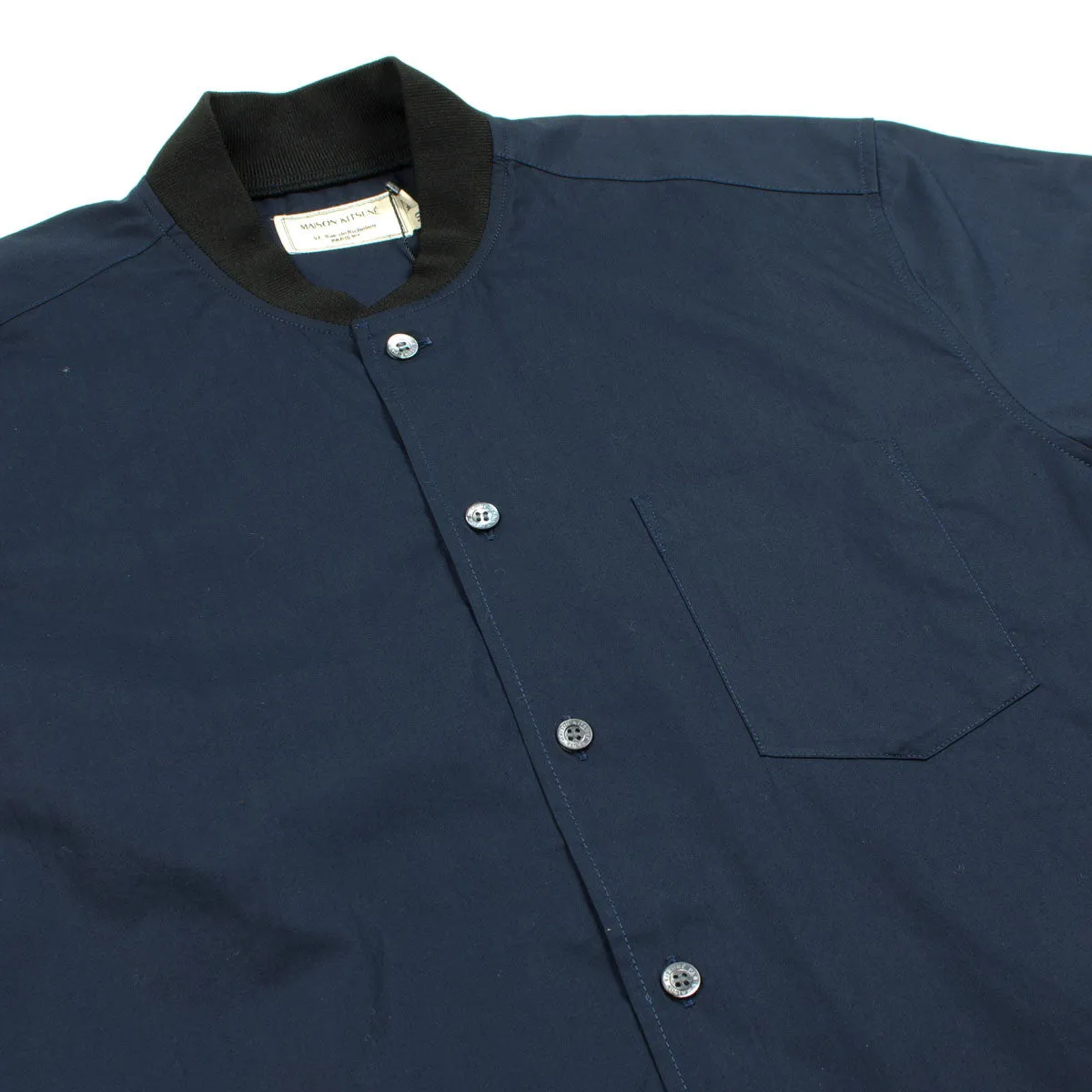 Maison Kitsuné - Poplin Rib James Shirt - Dark Navy