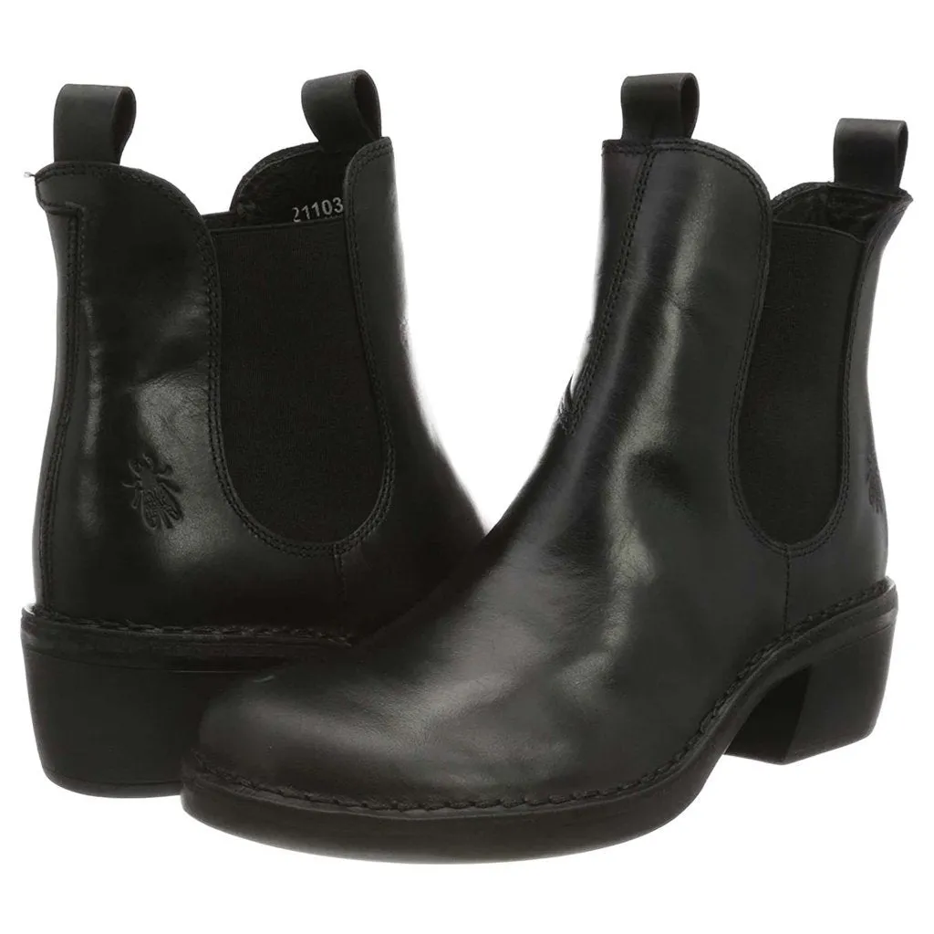 Meme030Fly Rug Leather Women's Chelsea Boots