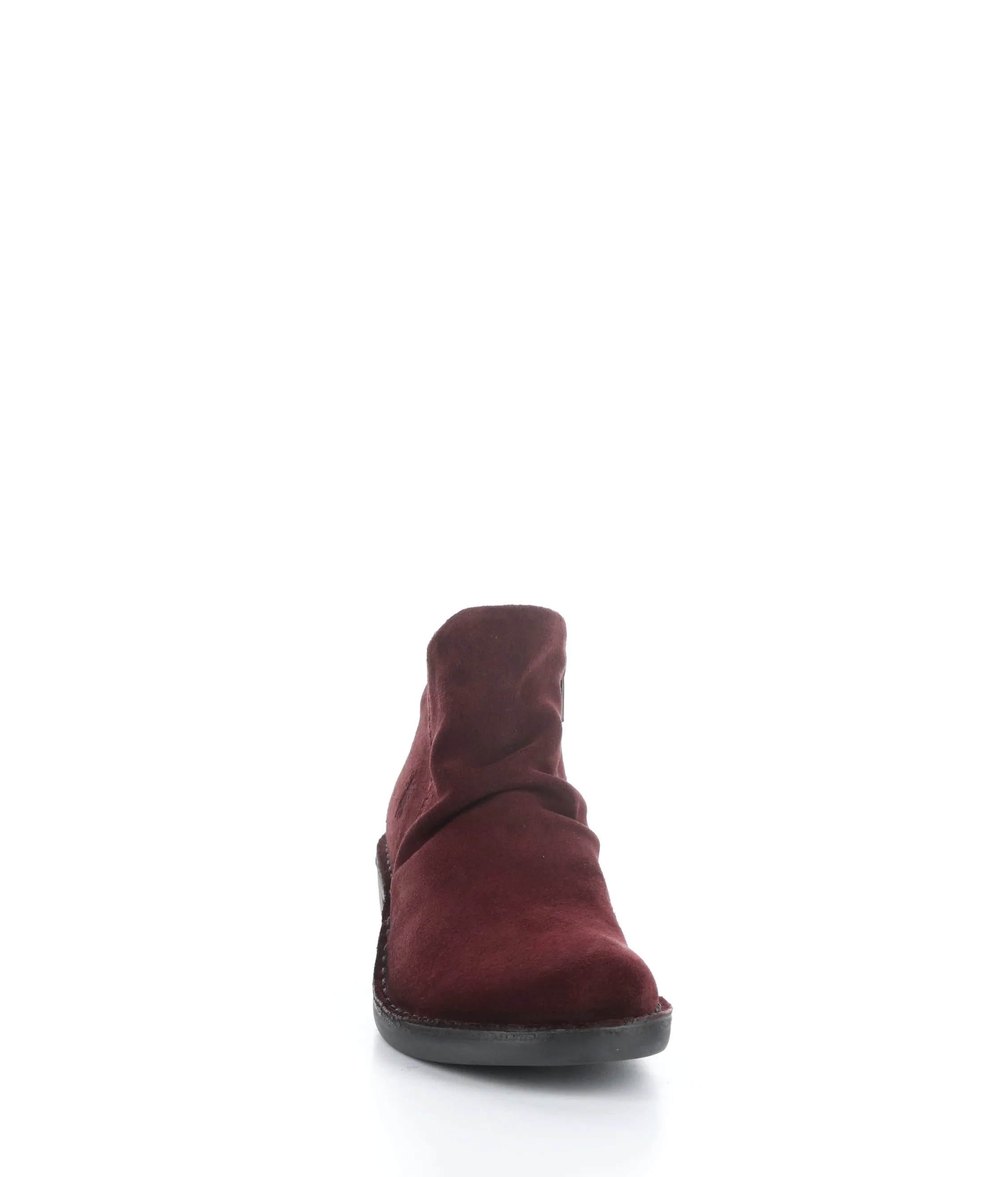 MERK093FLY 001 WINE Round Toe Boots