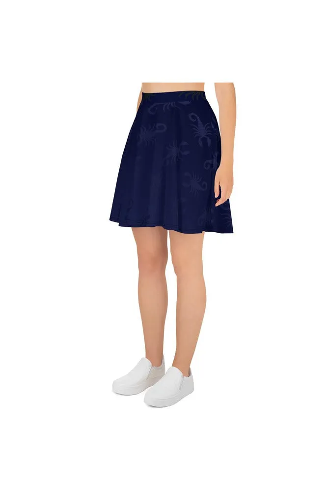 Midnight Scorpion Skater Skirt