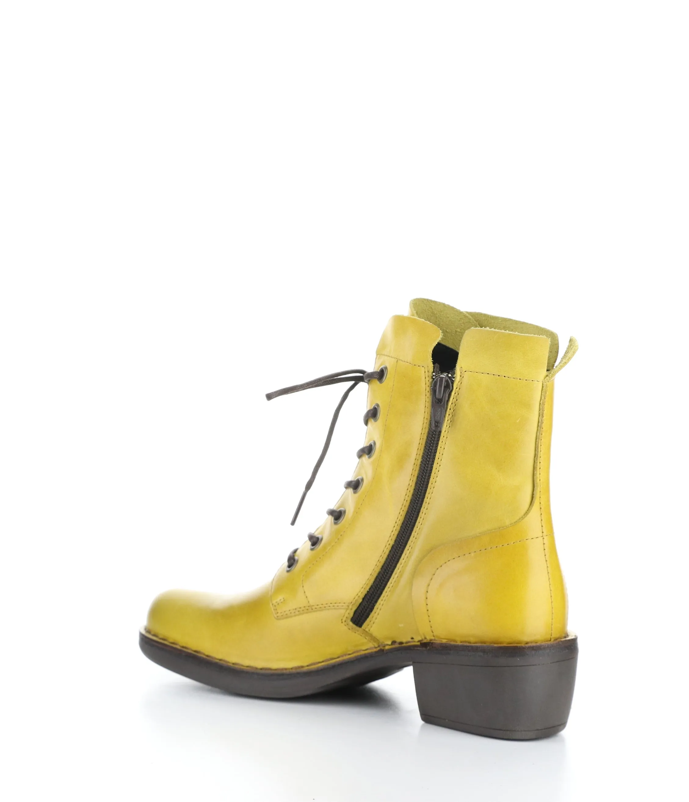 MILU044FLY 008 MUSTARD Lace-up Boots