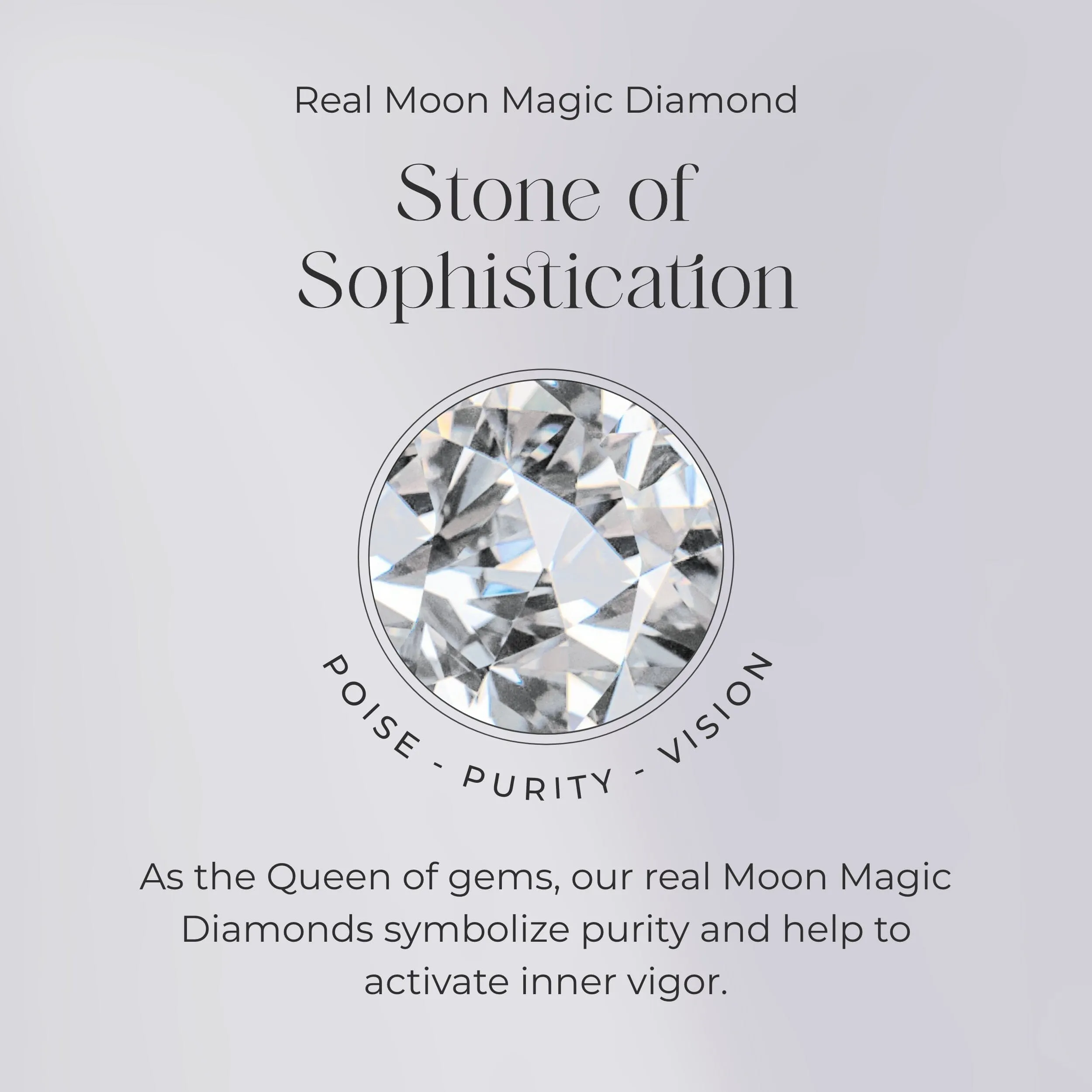 Moonstone Diamond Ring - Lady