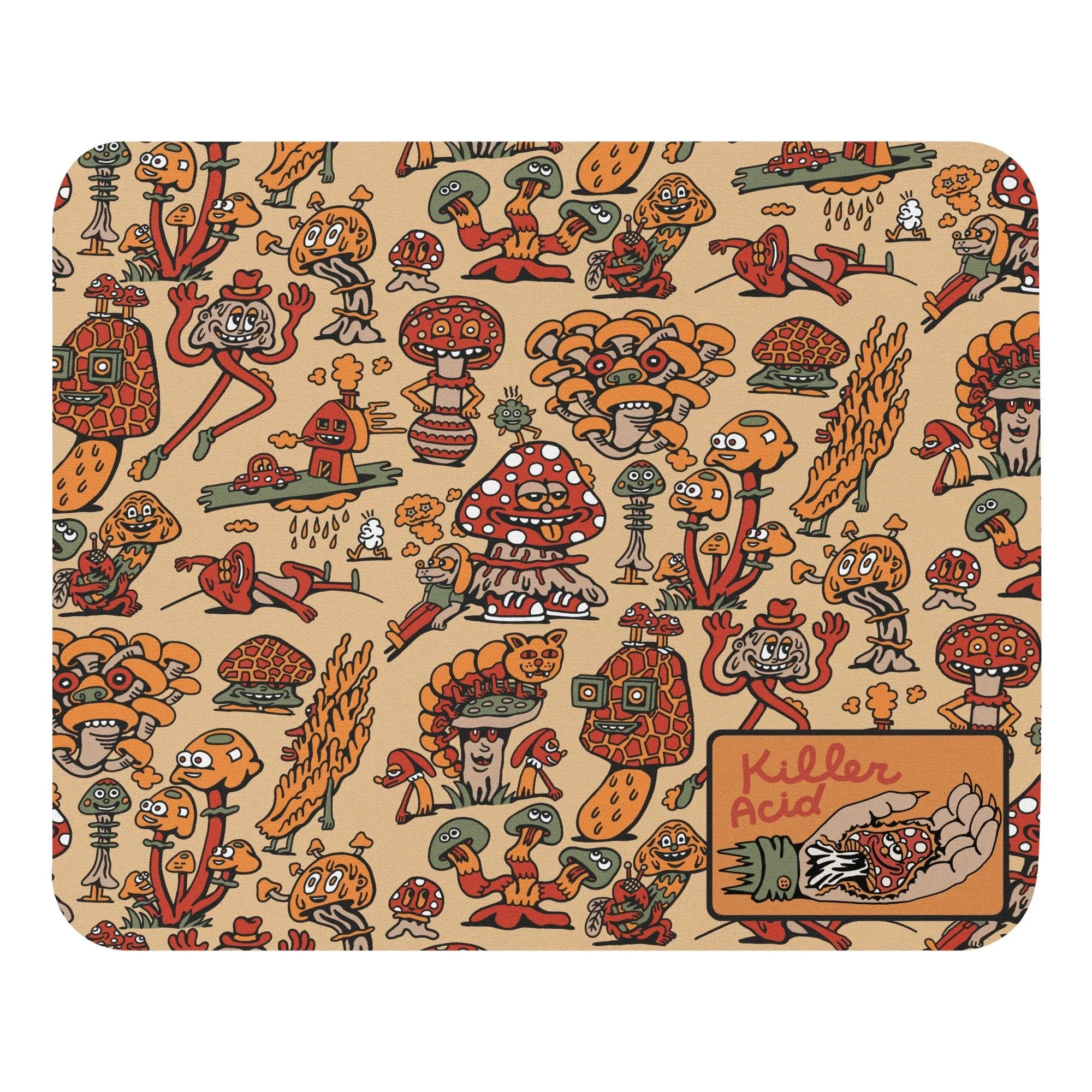 Mushroom Friends Mouse Pad