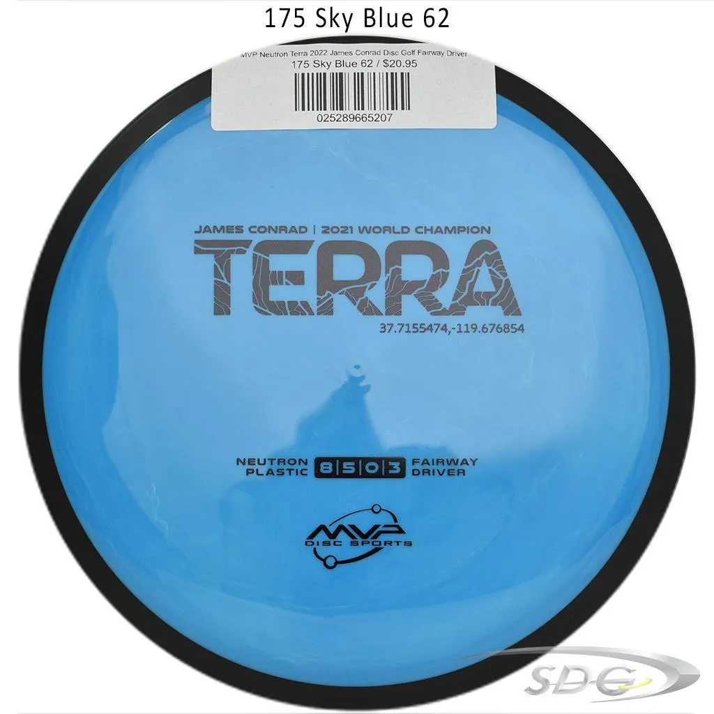 MVP Neutron Terra 2022 James Conrad Disc Golf Fairway Driver