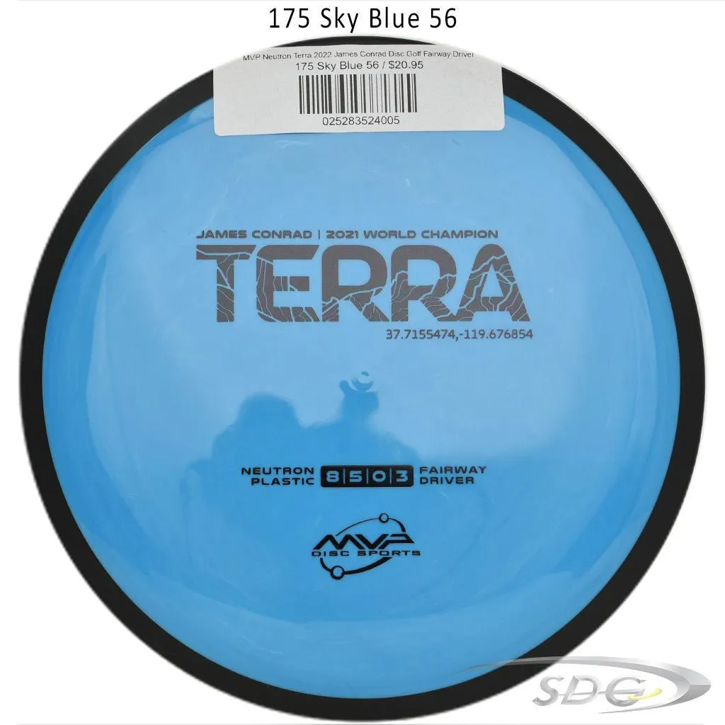 MVP Neutron Terra 2022 James Conrad Disc Golf Fairway Driver