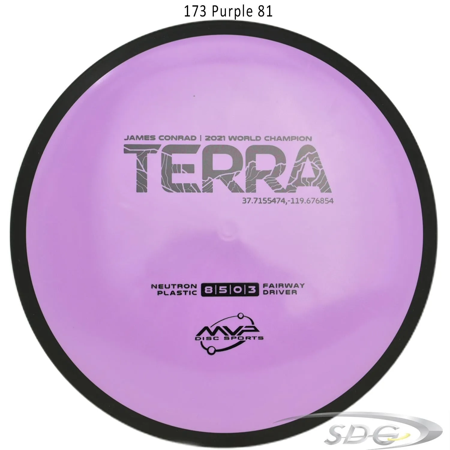 MVP Neutron Terra 2022 James Conrad Disc Golf Fairway Driver