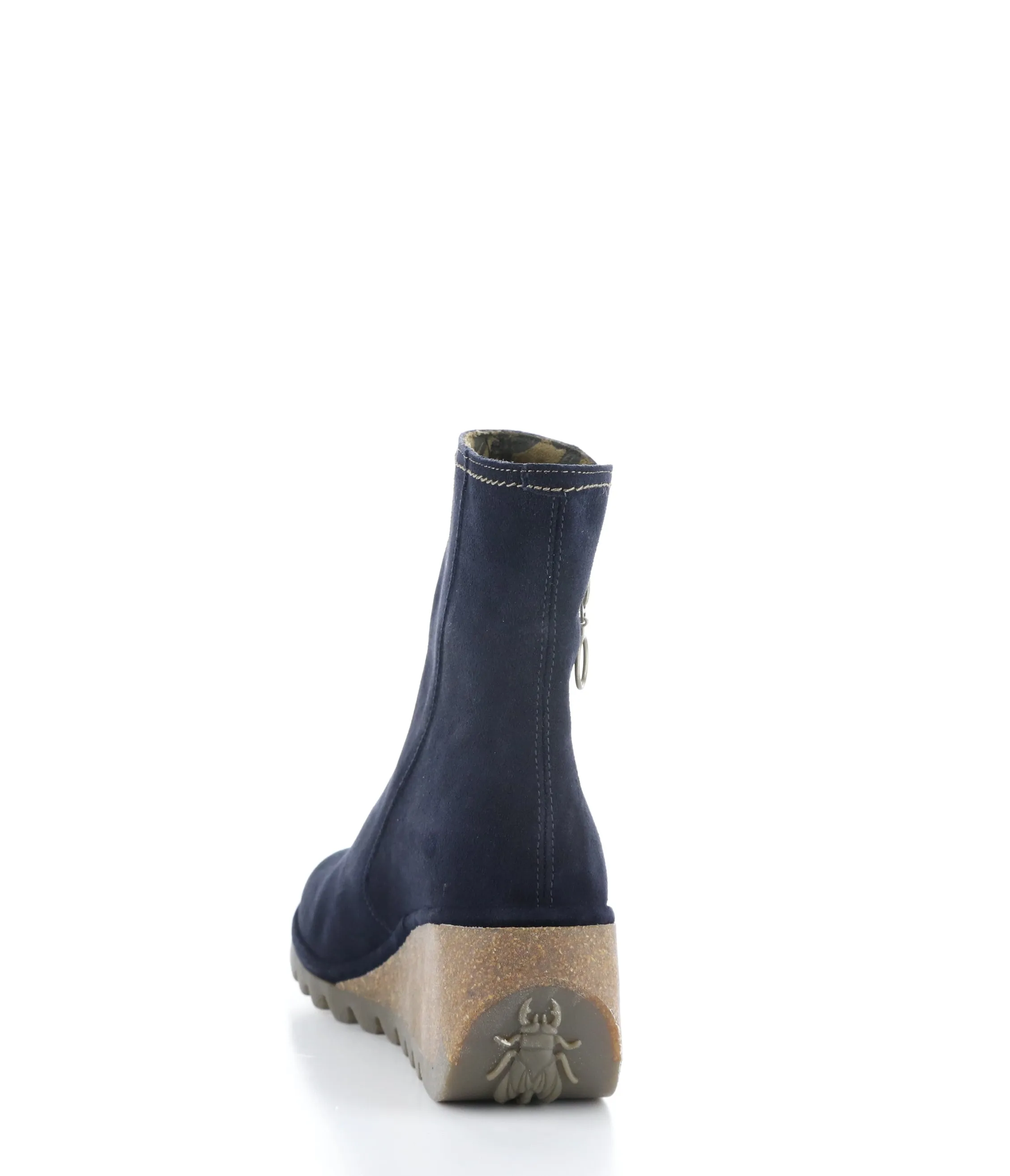 NELA407FLY 002 NAVY Round Toe Boots