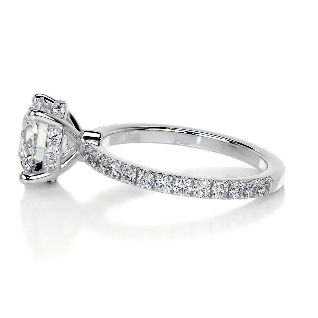 Nellie Lab Grown Diamond Ring -Platinum