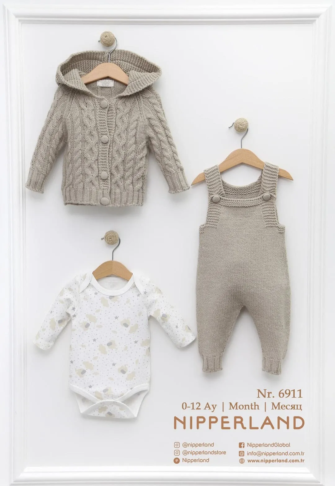 Nipperland Baby-Bekleidungsset 3 tlg.-6911