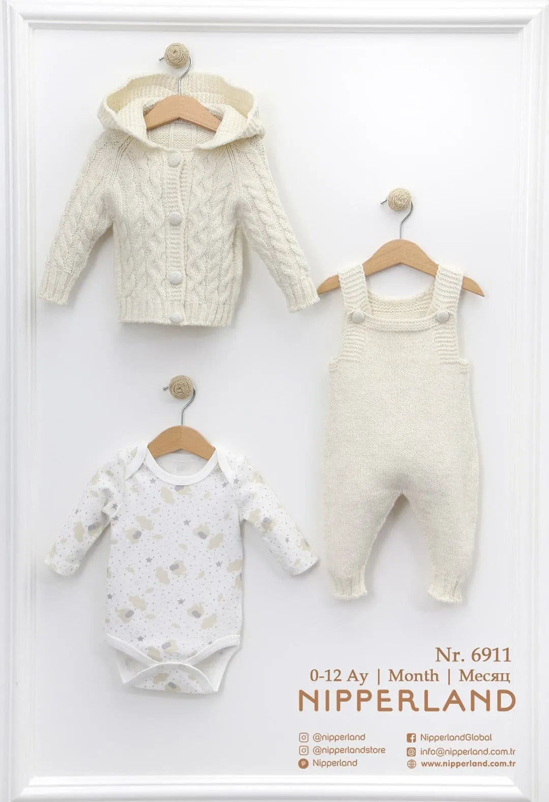 Nipperland Baby-Bekleidungsset 3 tlg.-6911