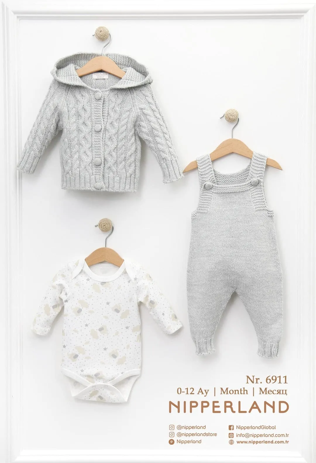 Nipperland Baby-Bekleidungsset 3 tlg.-6911