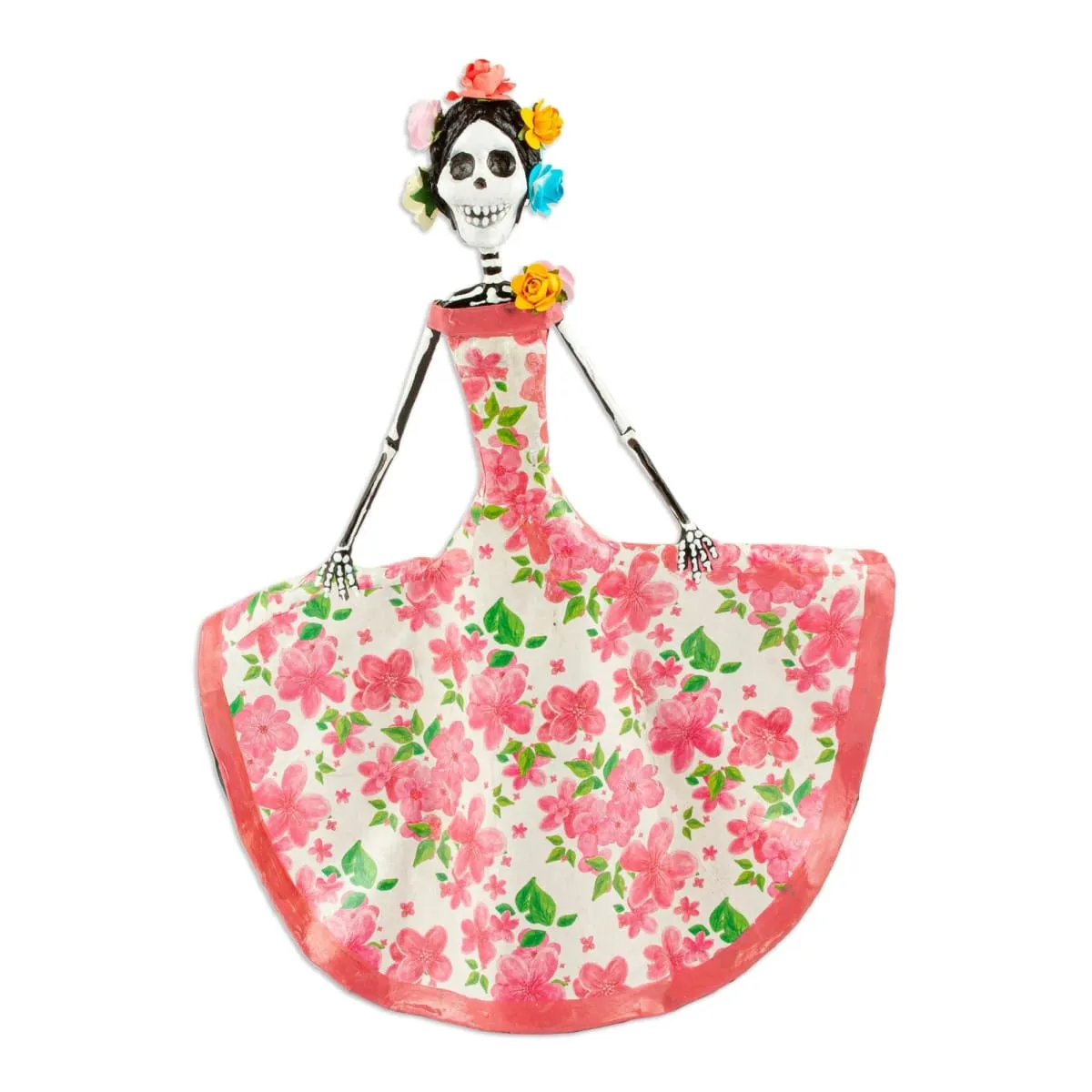 Novica Catrina In Spring Papier Mache Sculpture