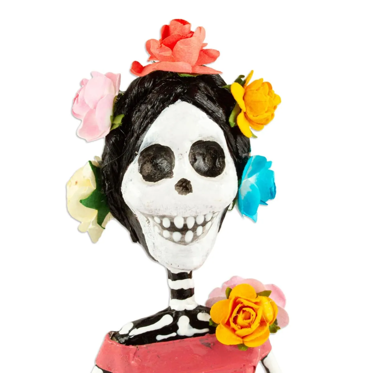 Novica Catrina In Spring Papier Mache Sculpture