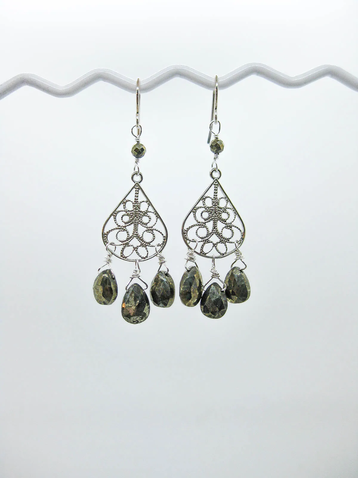 Olive: Pyrite Chandelier - e503