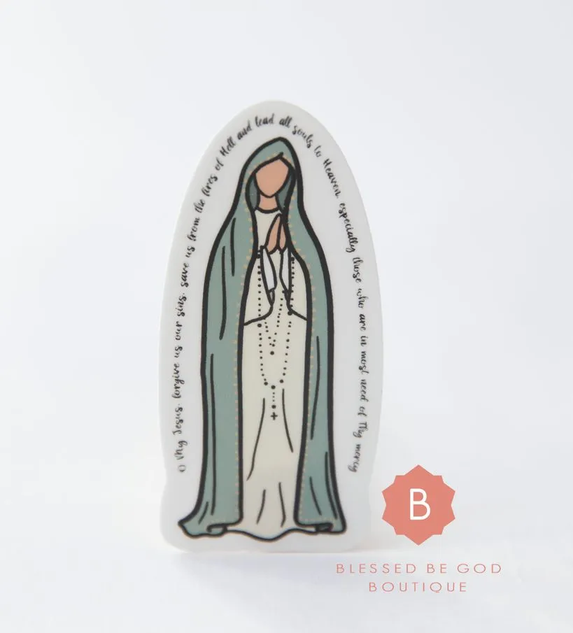 Our Lady of Fatima Sticker