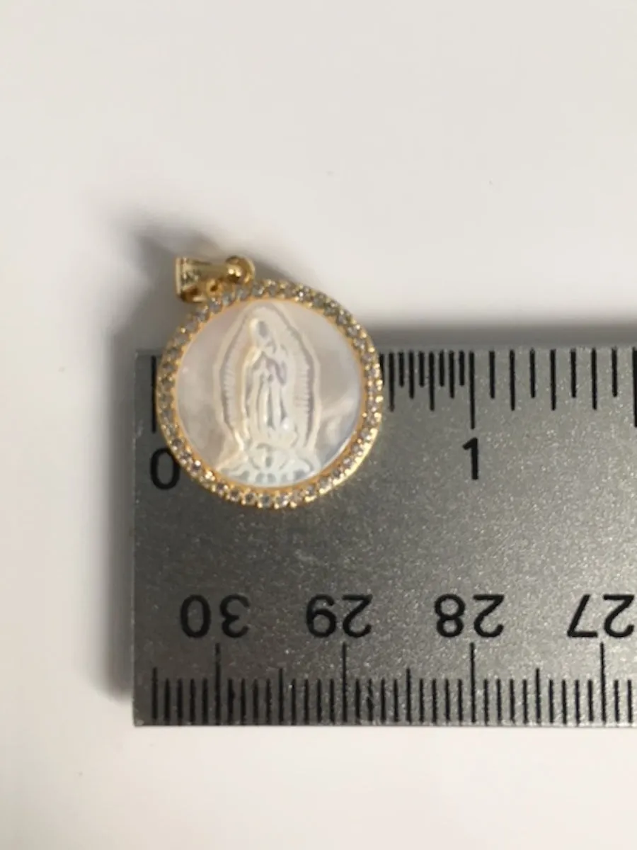 Our Lady of Guadalupe Shell Medallion