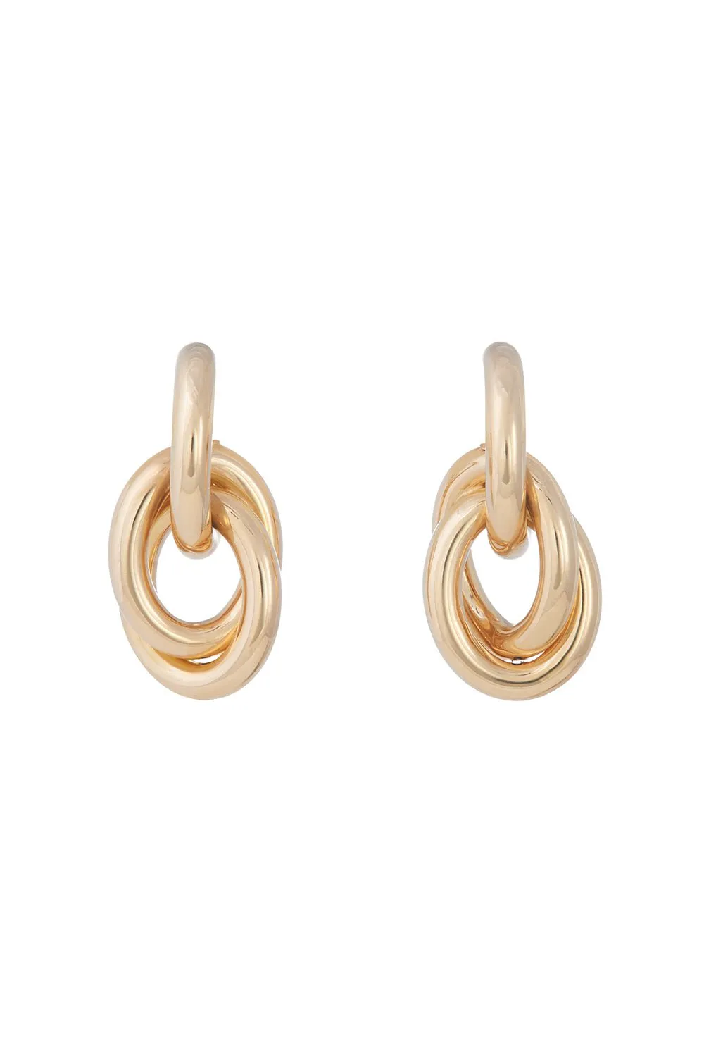 Oval Drop Earrings