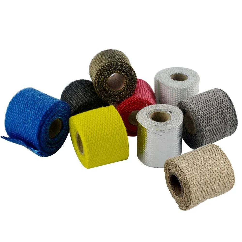 PQY - 50mm 1Meter Performance Exhaust Tape Manifold Downpipe Insulating Heat Wrap 2 inch PQY1901