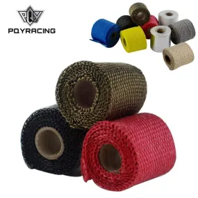 PQY - 50mm 1Meter Performance Exhaust Tape Manifold Downpipe Insulating Heat Wrap 2 inch PQY1901