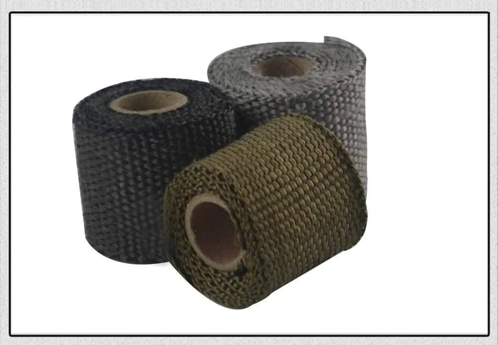 PQY - 50mm 1Meter Performance Exhaust Tape Manifold Downpipe Insulating Heat Wrap 2 inch PQY1901