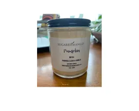 Pumpkin Scented Handcrafted Soy Candle