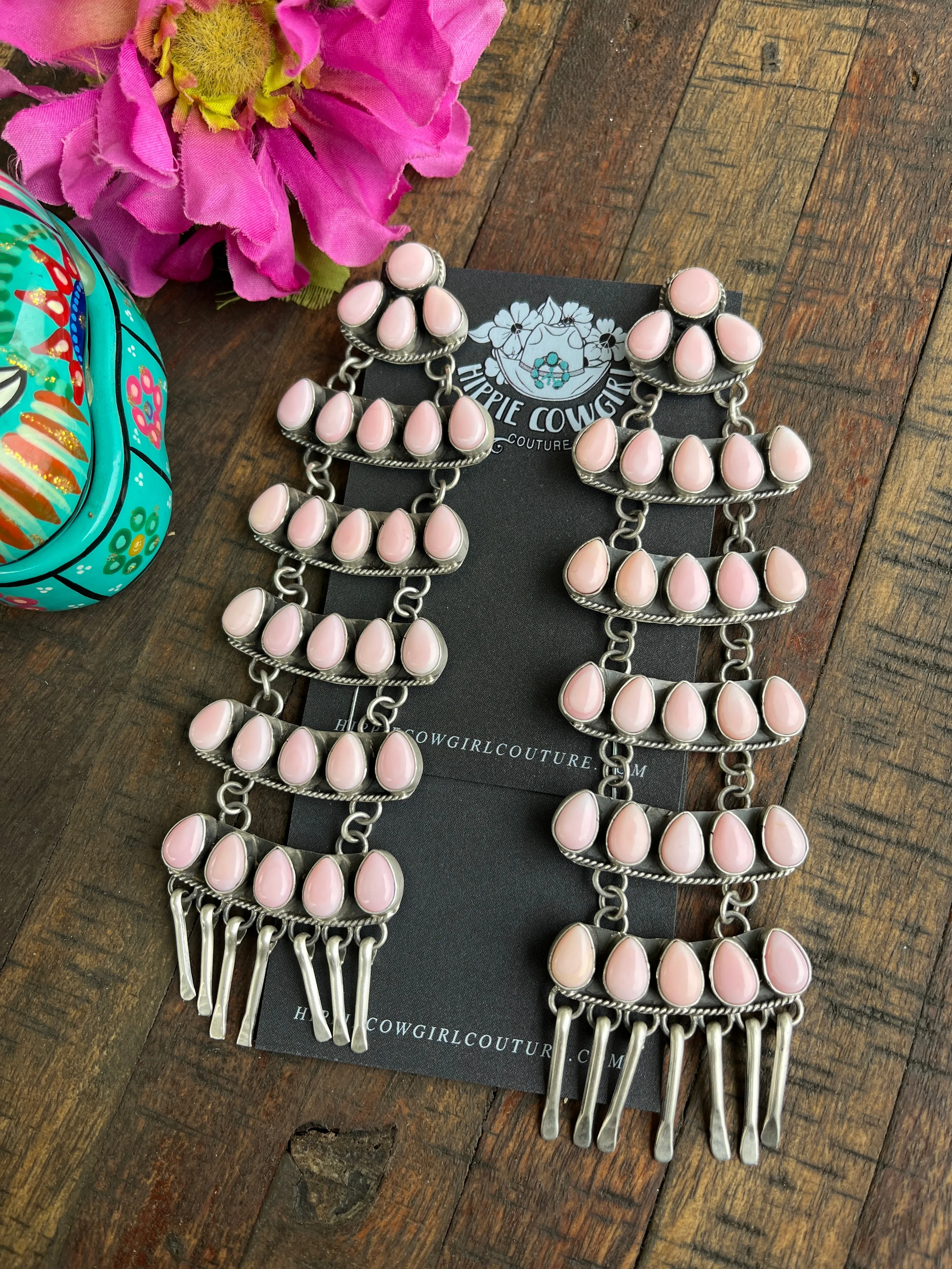 "Cotton Candy" Chandelier Earrings #2