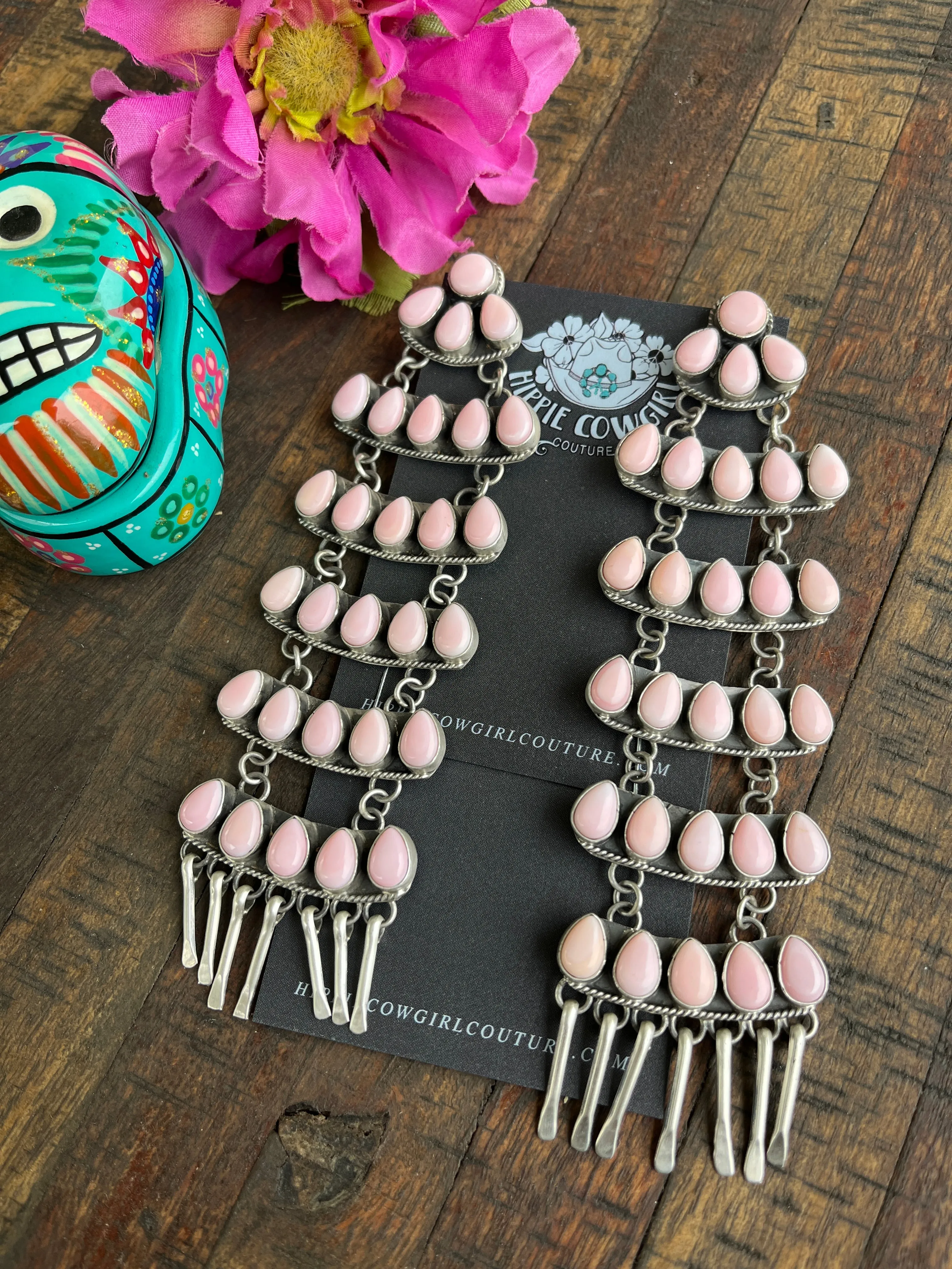 "Cotton Candy" Chandelier Earrings #2