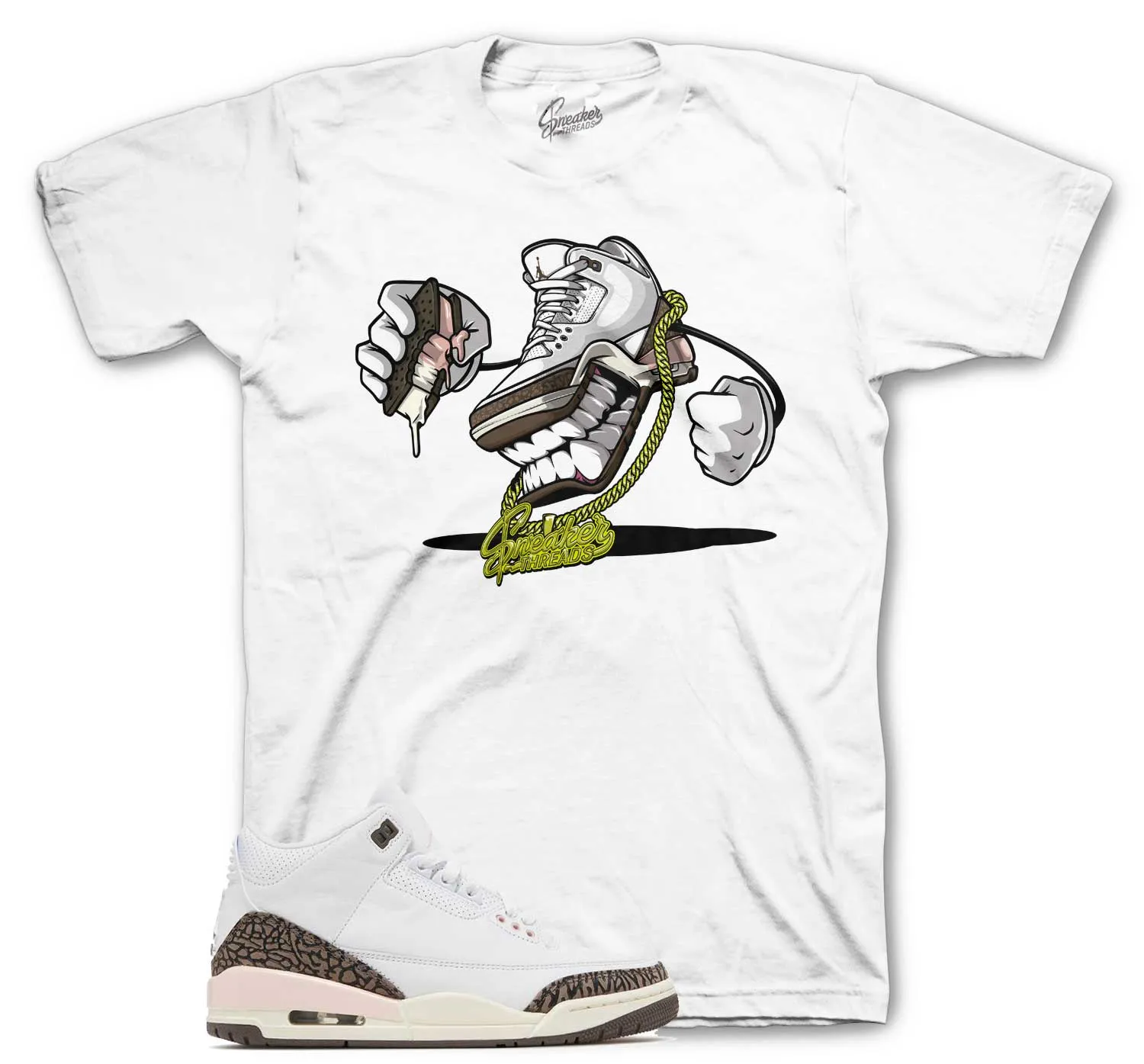 Retro 3 Neapolitan Shirt - Fly Kicks