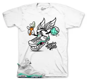 Retro 6 Mint Foam Fly Kicks Shirt