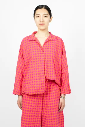 Rossella Shirt Orange/Fuchsia