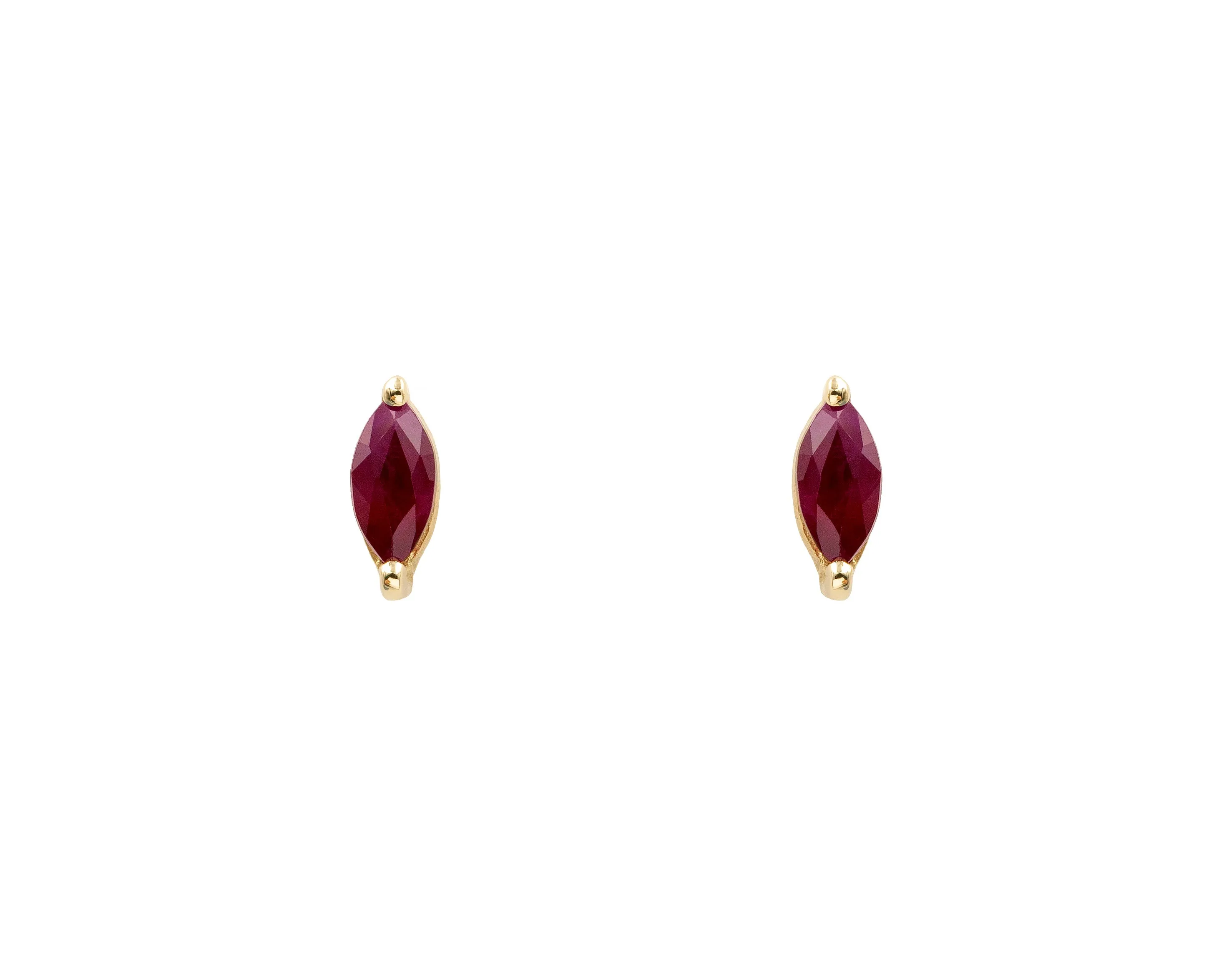 Ruby Marquise Studs (Ready to Ship)