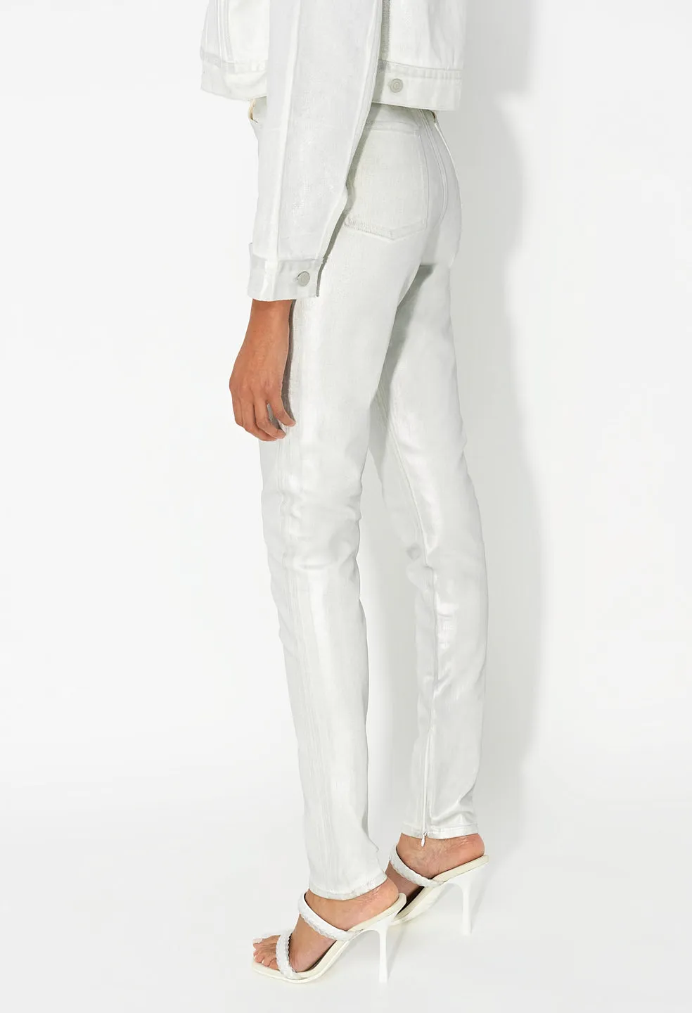 Ryder Hi Rise Skinny / Silver Foil