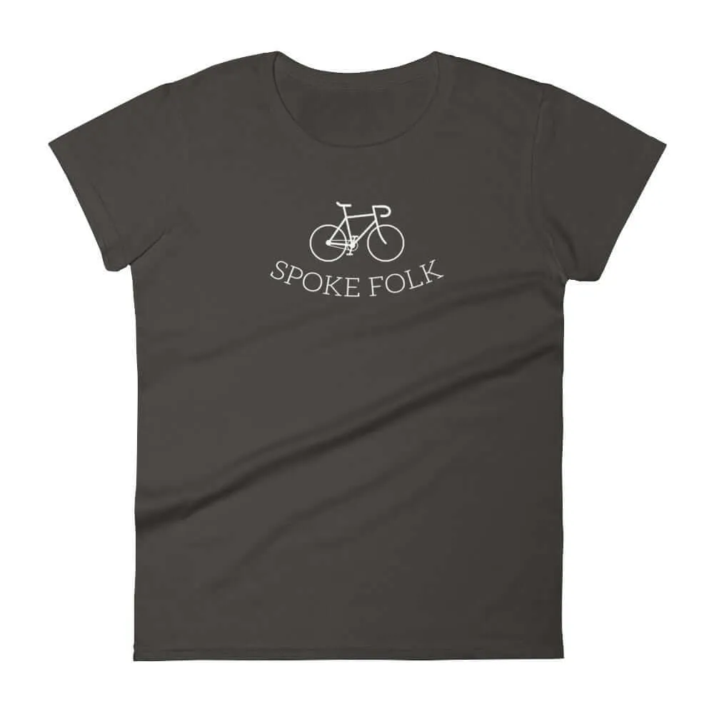 Spoke Folk - Minnesota Road Bike, Mountain, Cyclist Women's T-Shirt