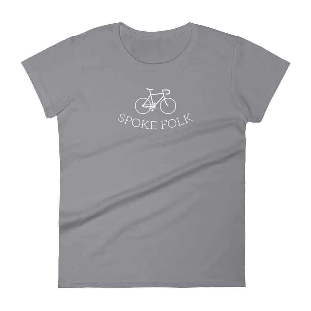 Spoke Folk - Minnesota Road Bike, Mountain, Cyclist Women's T-Shirt