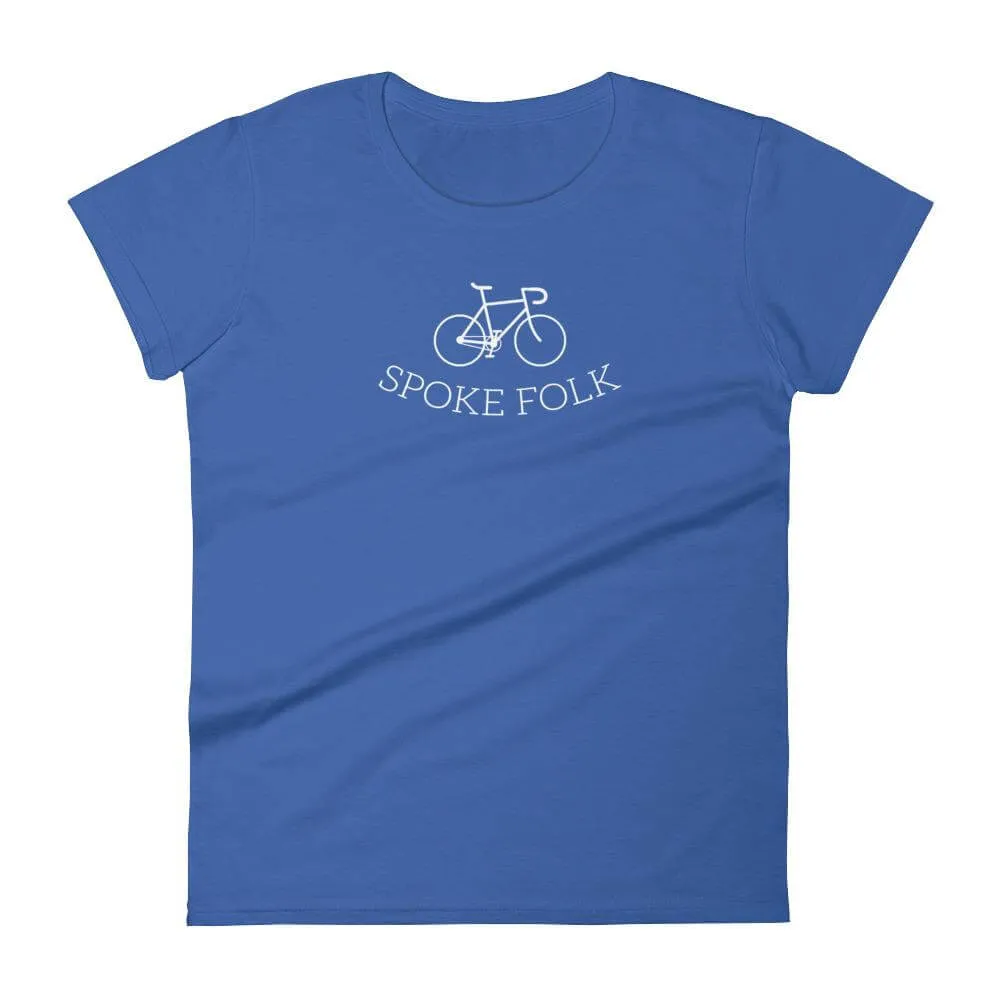 Spoke Folk - Minnesota Road Bike, Mountain, Cyclist Women's T-Shirt