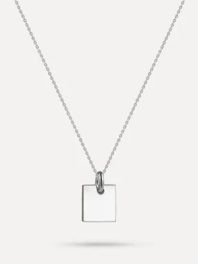 Square Charm Necklace